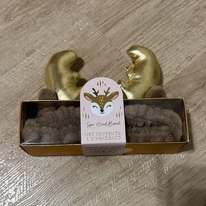 Gold and Brown Spa Headband